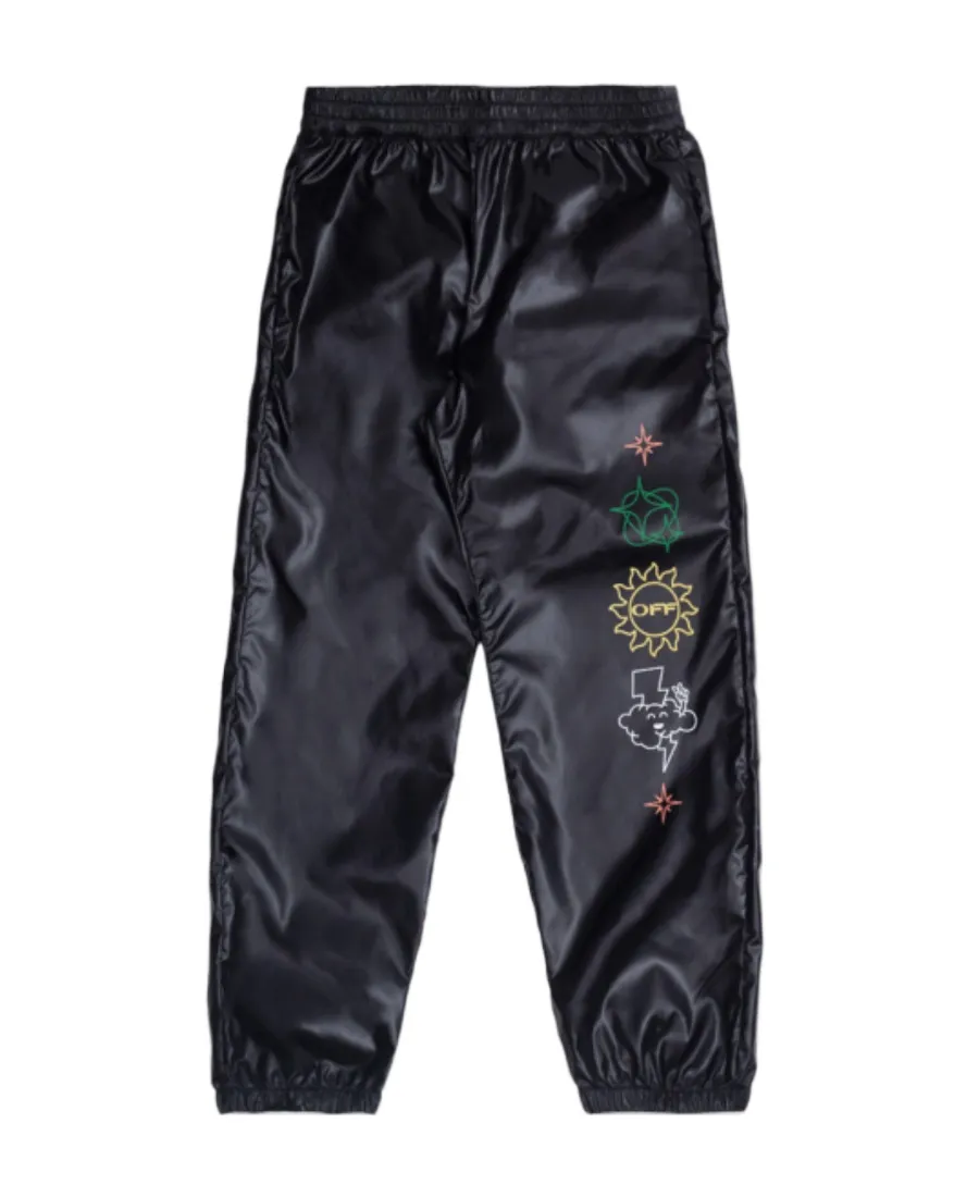 Graphic-Print Cargo Pants