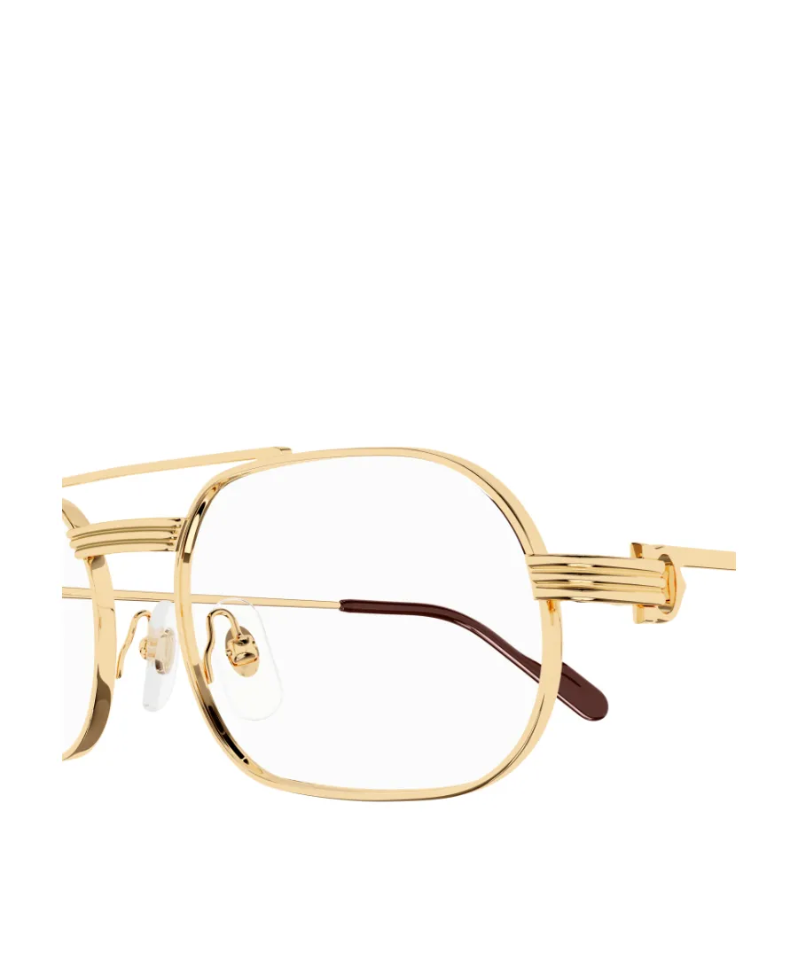 Cartier Oval Frame Glasses