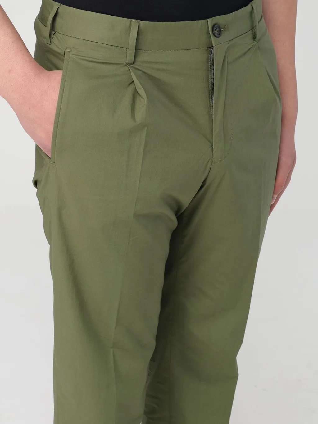 Belt-Loop Casual Pants