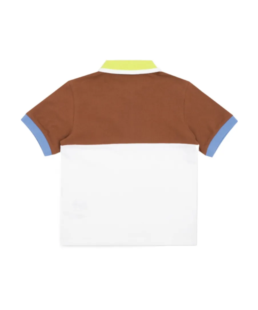 Fendi Kids Logo Printed Polo Shirt
