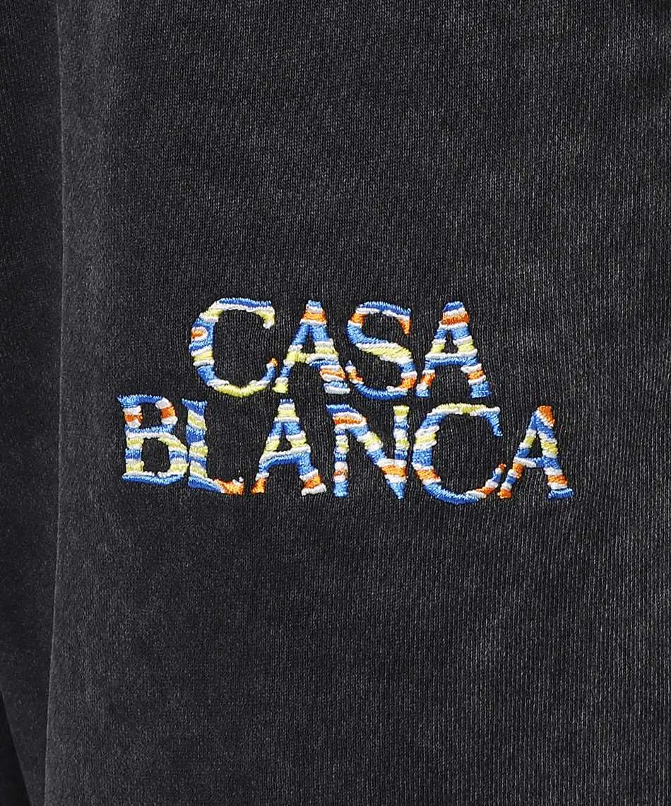 Embroidered Logo Tapered Track Pants