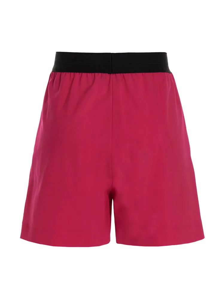 Msgm Elasticated Waist Bermuda Shorts