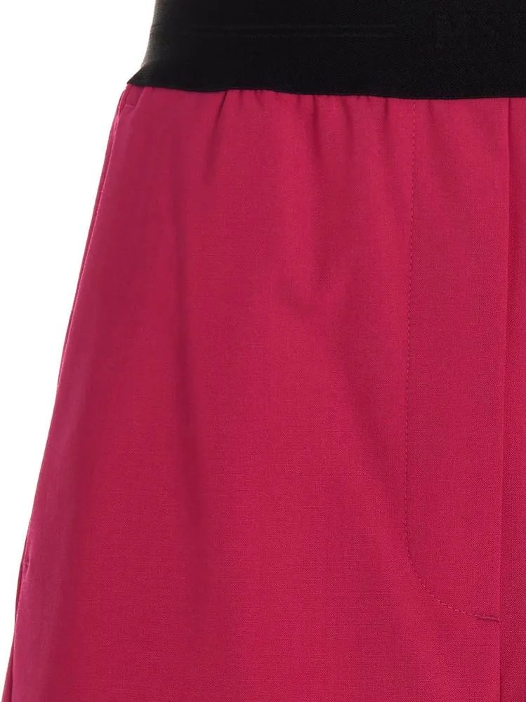 Msgm Elasticated Waist Bermuda Shorts