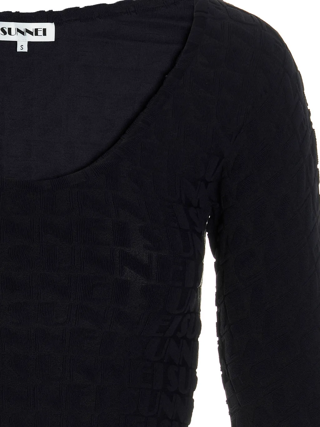Long-Sleeved Blouse With Round Neck