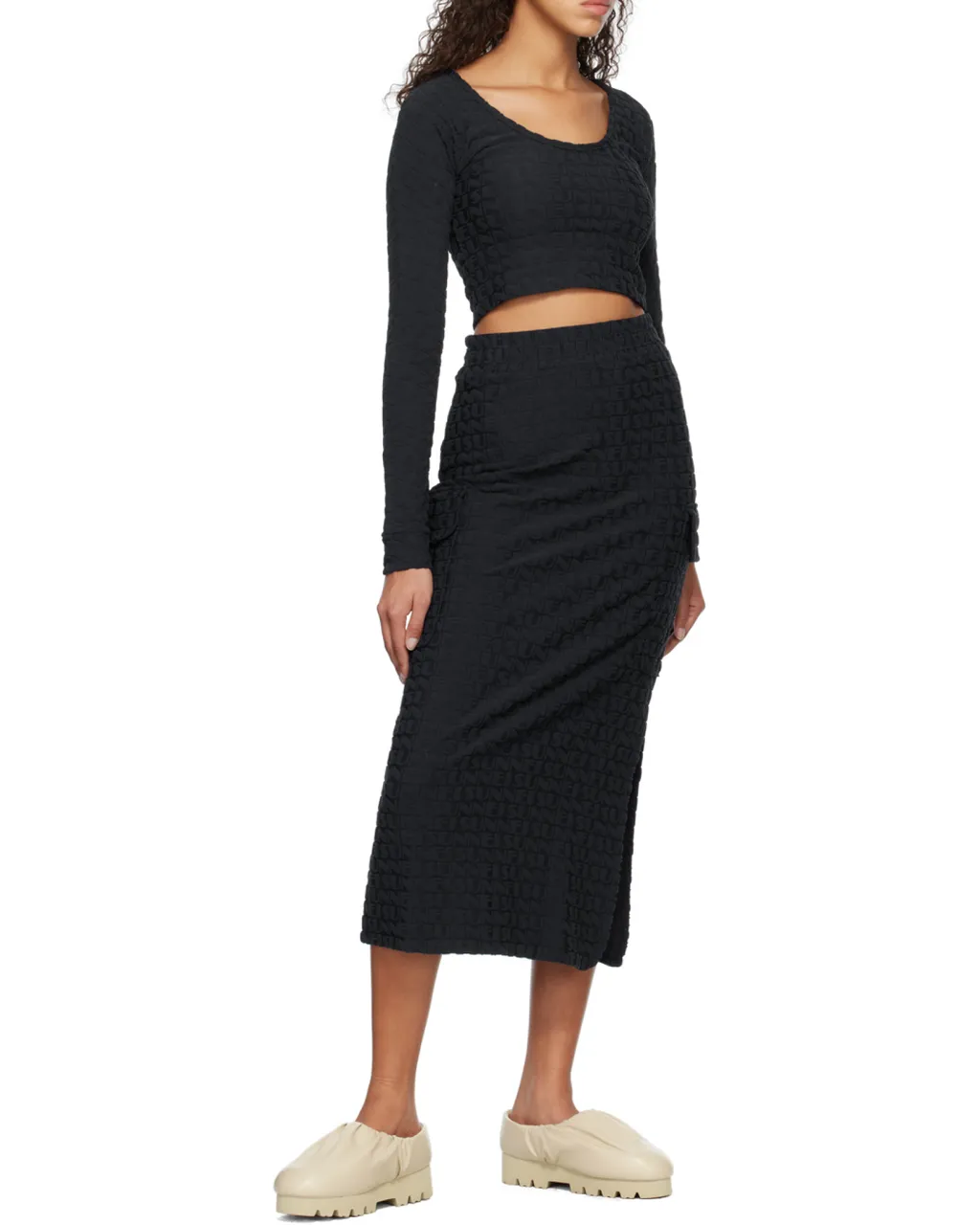 Long-Sleeved Blouse With Round Neck