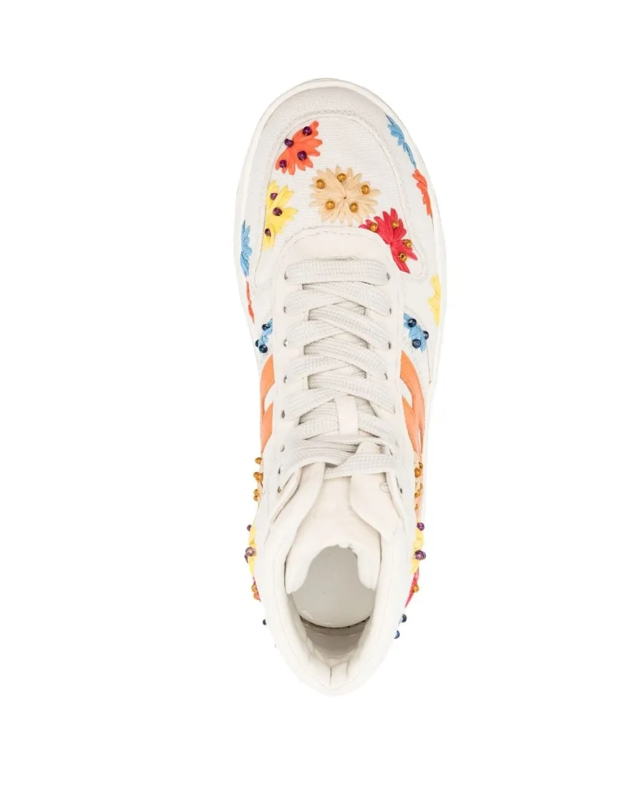 Hogan H630 Embroidered High-Top Sneackers