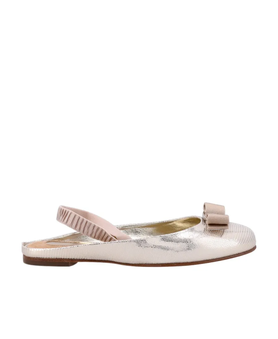 Logo Shoes With Low Heels