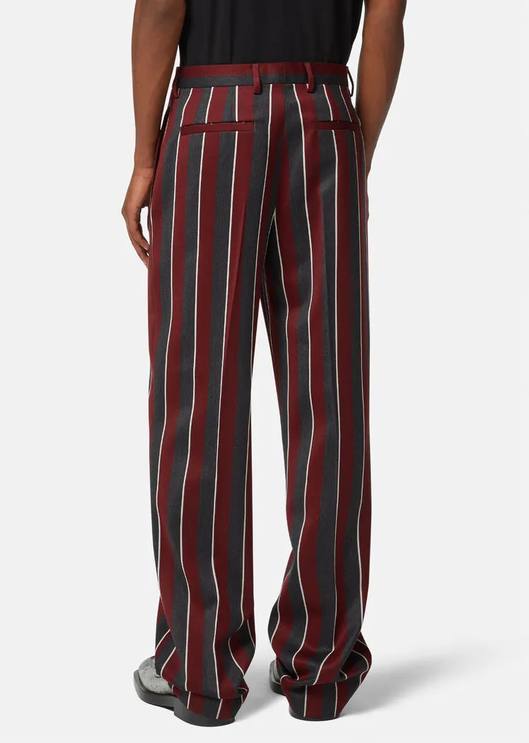 Formal Striped Trousers