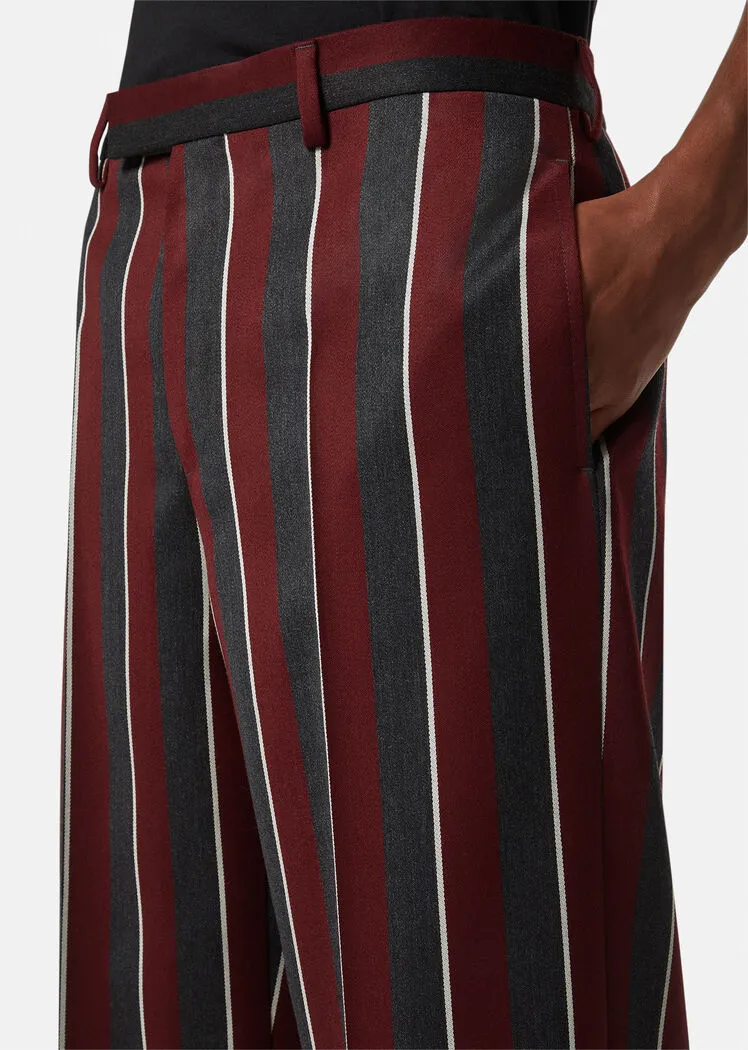 Formal Striped Trousers