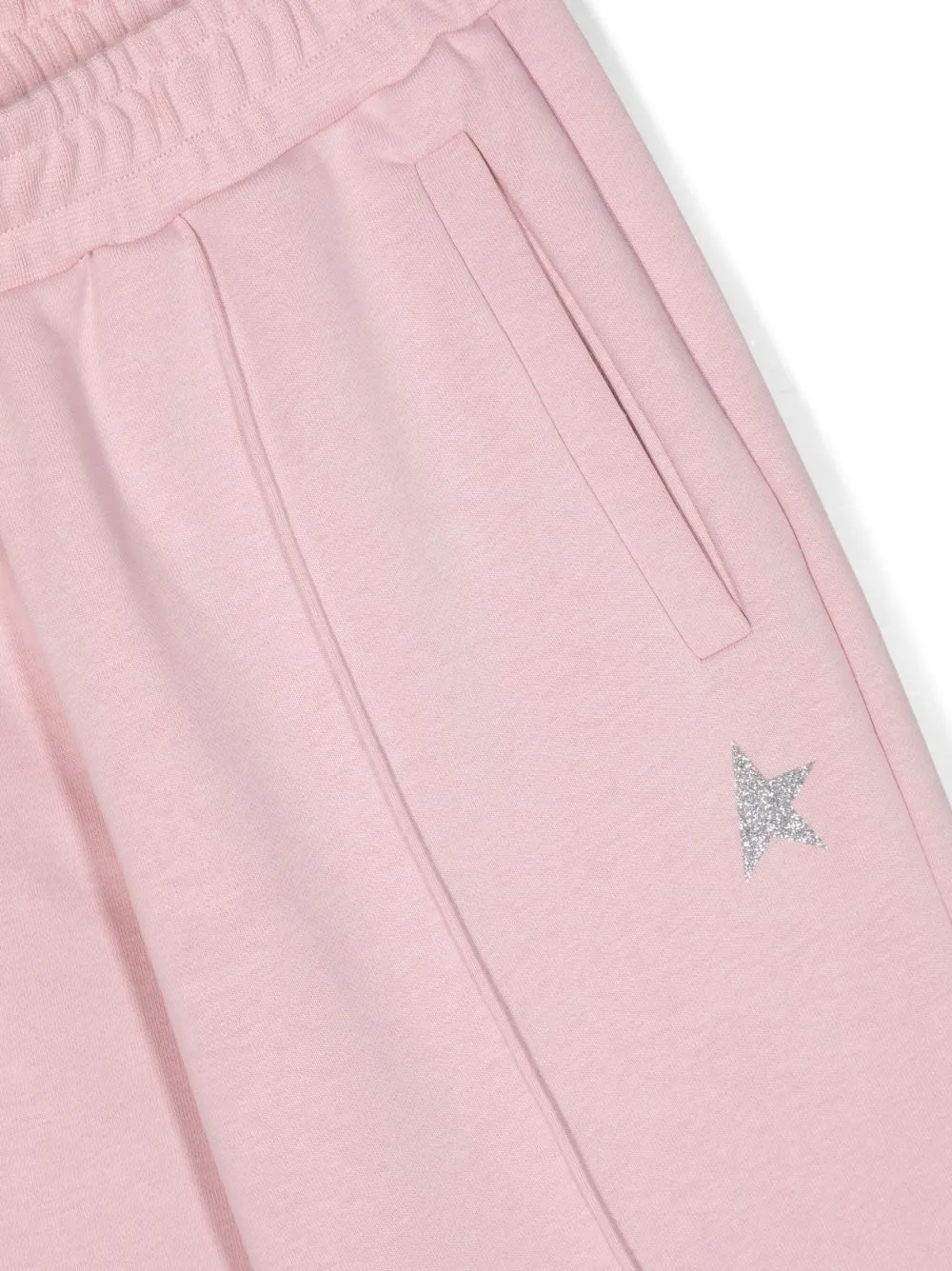 Golden Goose Kids Logo Embroidered Track Pants