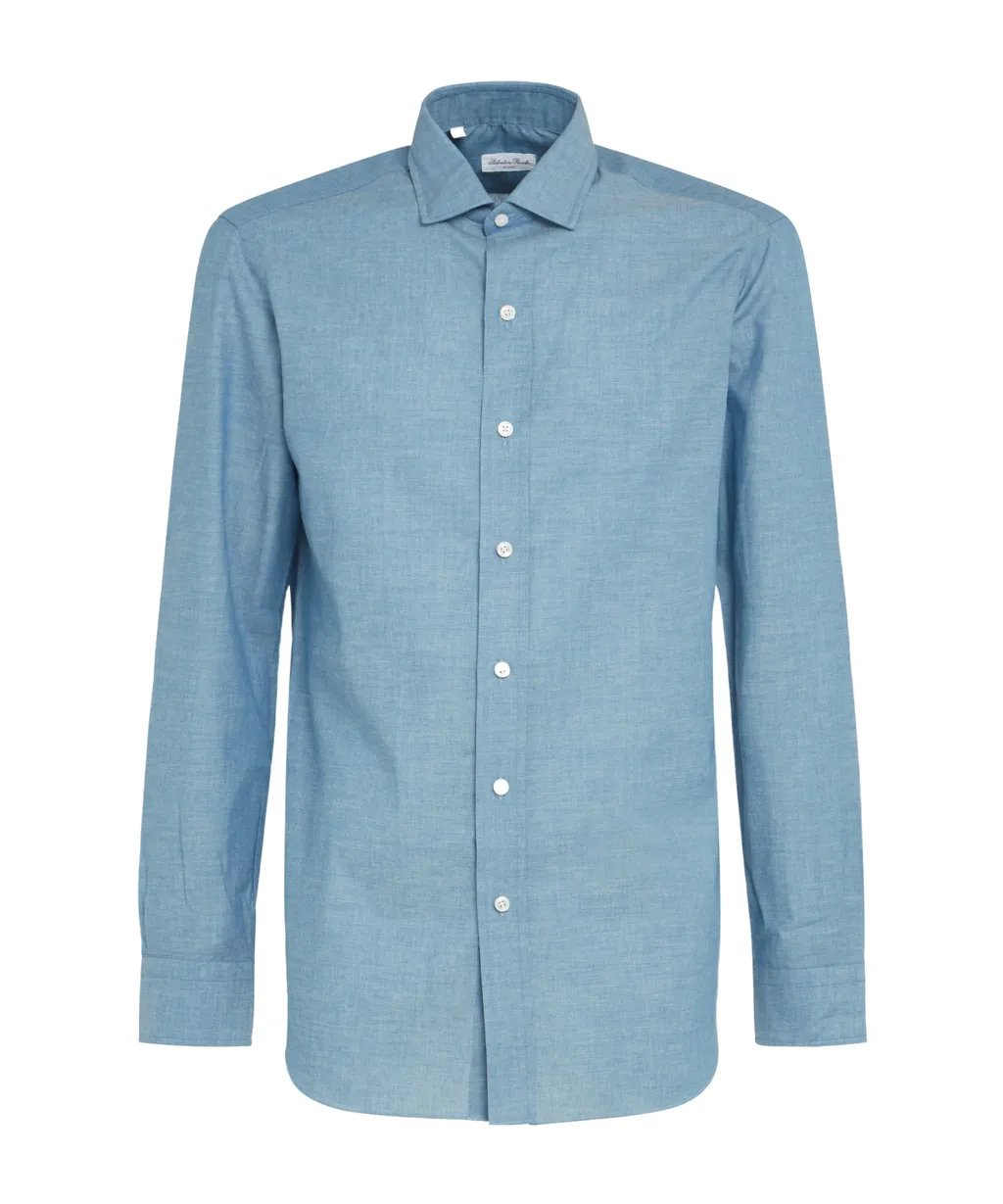 Button-Up Long-Sleeved Shirt
