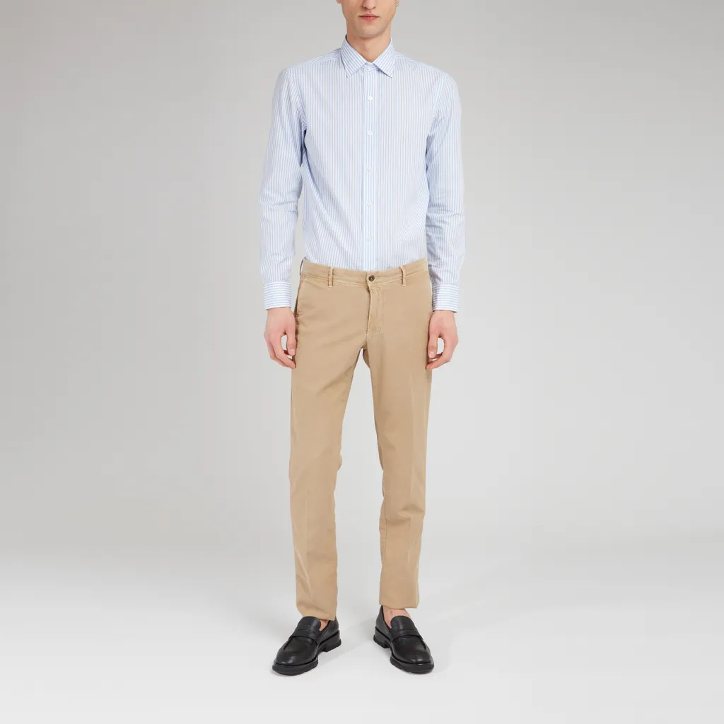 Striped Long-Sleeved Shirt
