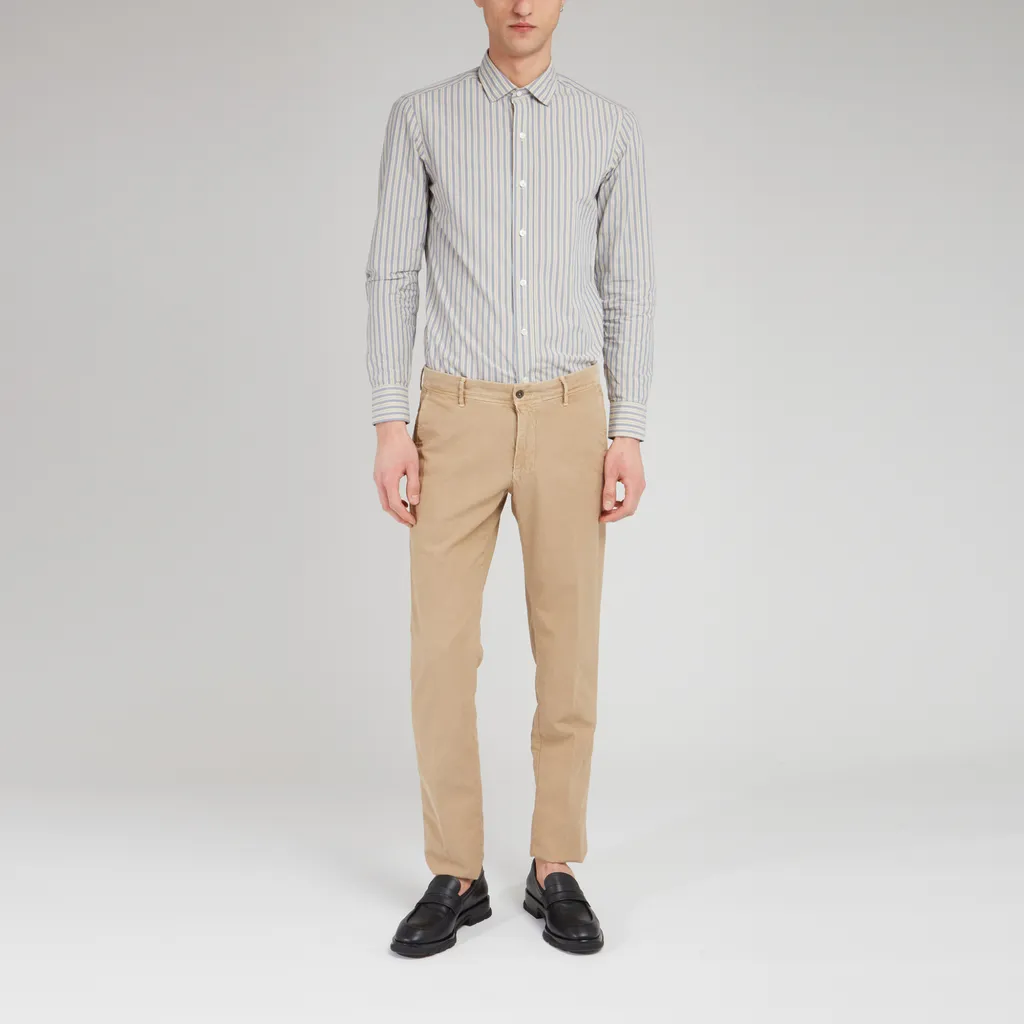 Striped Long-Sleeved Shirt