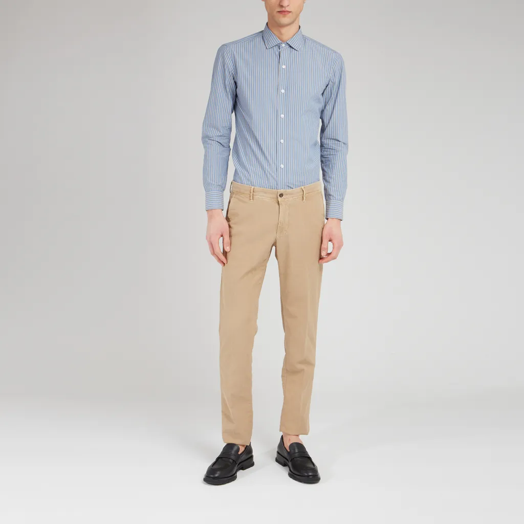 Striped Long-Sleeved Shirt