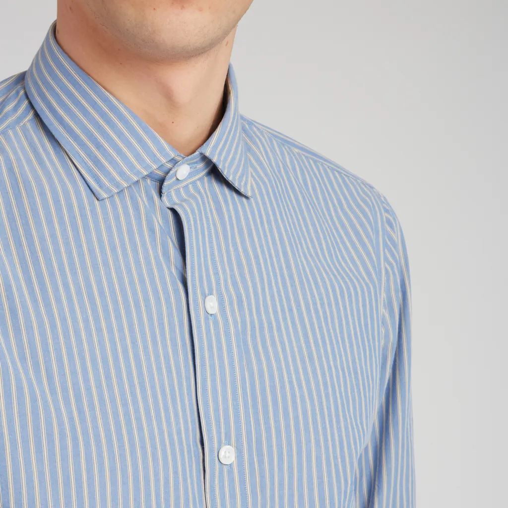 Striped Long-Sleeved Shirt