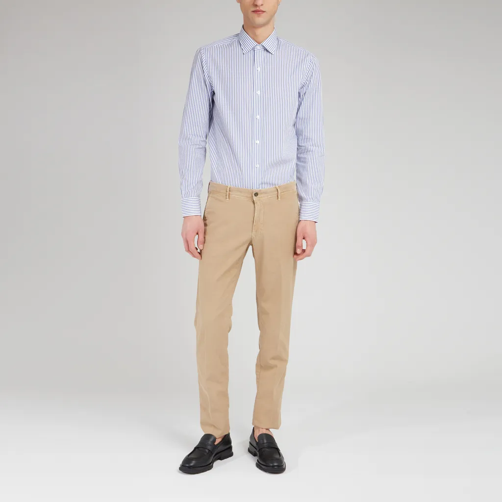 Striped Long-Sleeved Shirt
