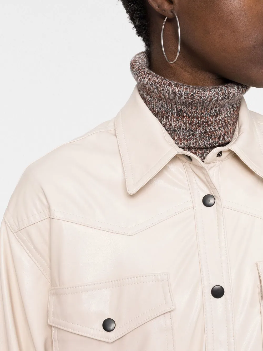 Lapel Long-Sleeved Shirt