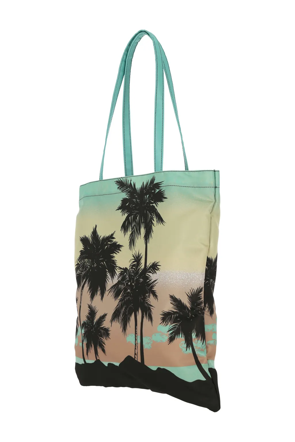 Green Sunset Tote Bag