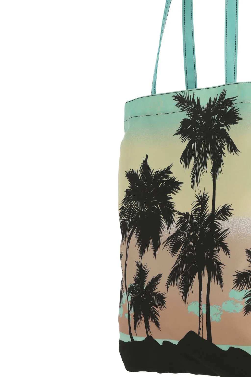 Green Sunset Tote Bag