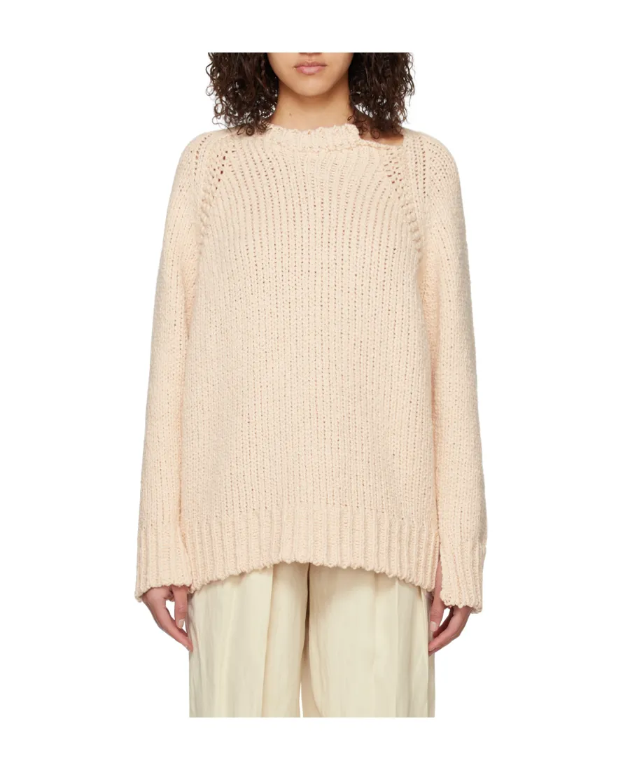 Round Neck Long-Sleeved Sweater