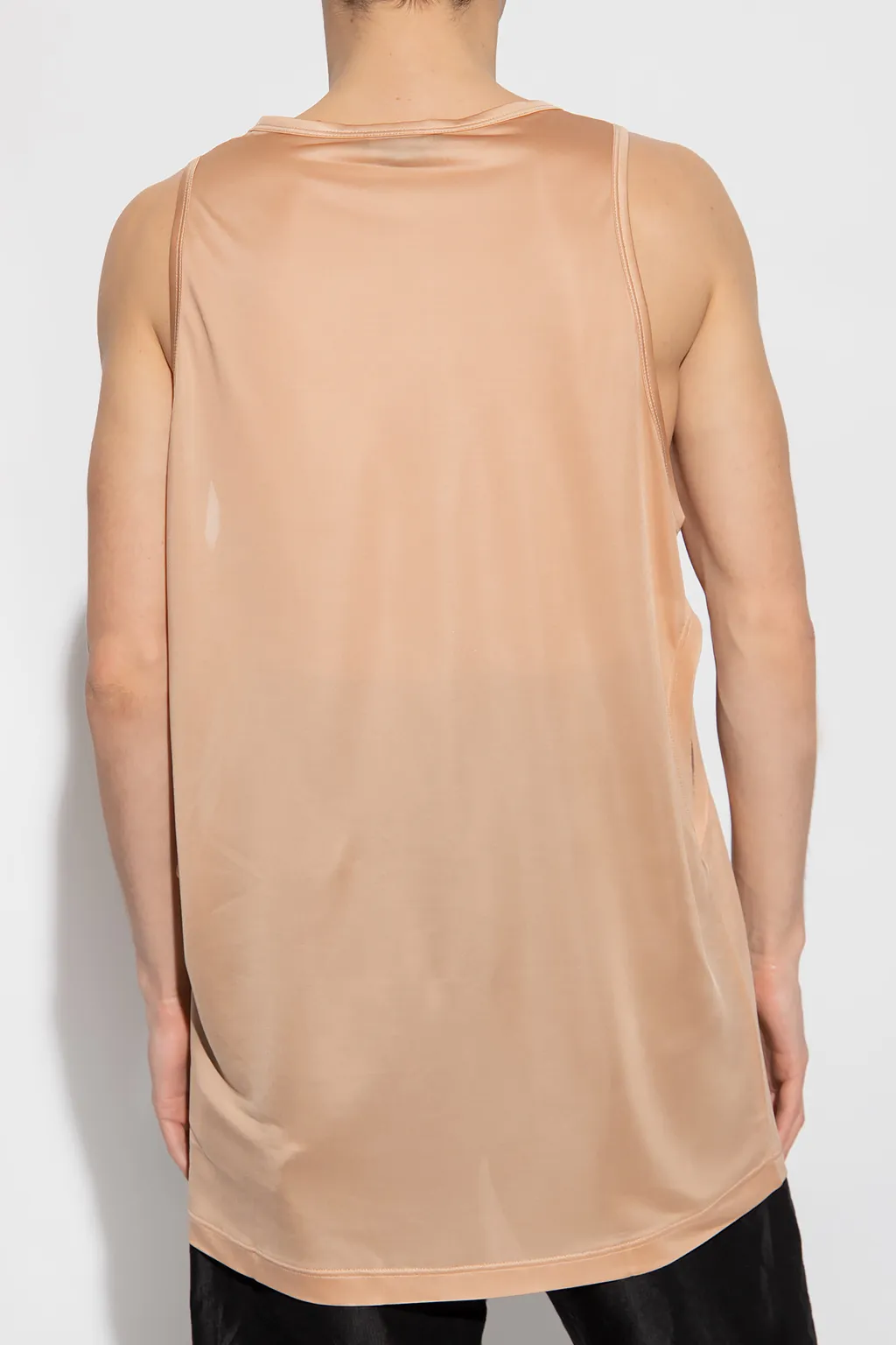Embroidered-Logo Detail Tank Top