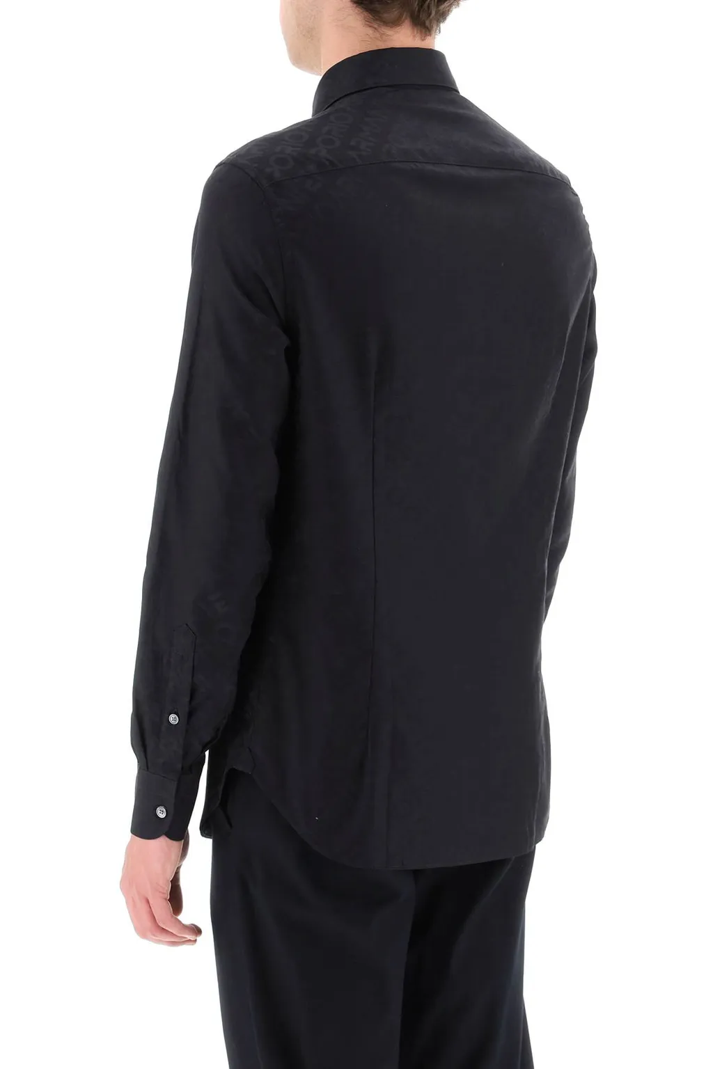 Embossed-Pattern Shirt
