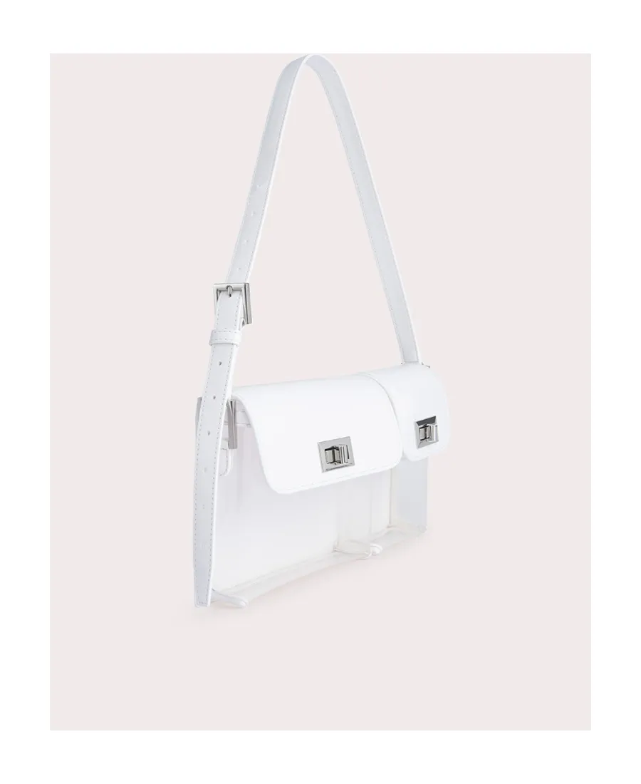 Billy Patent-Finish Shoulder Bag