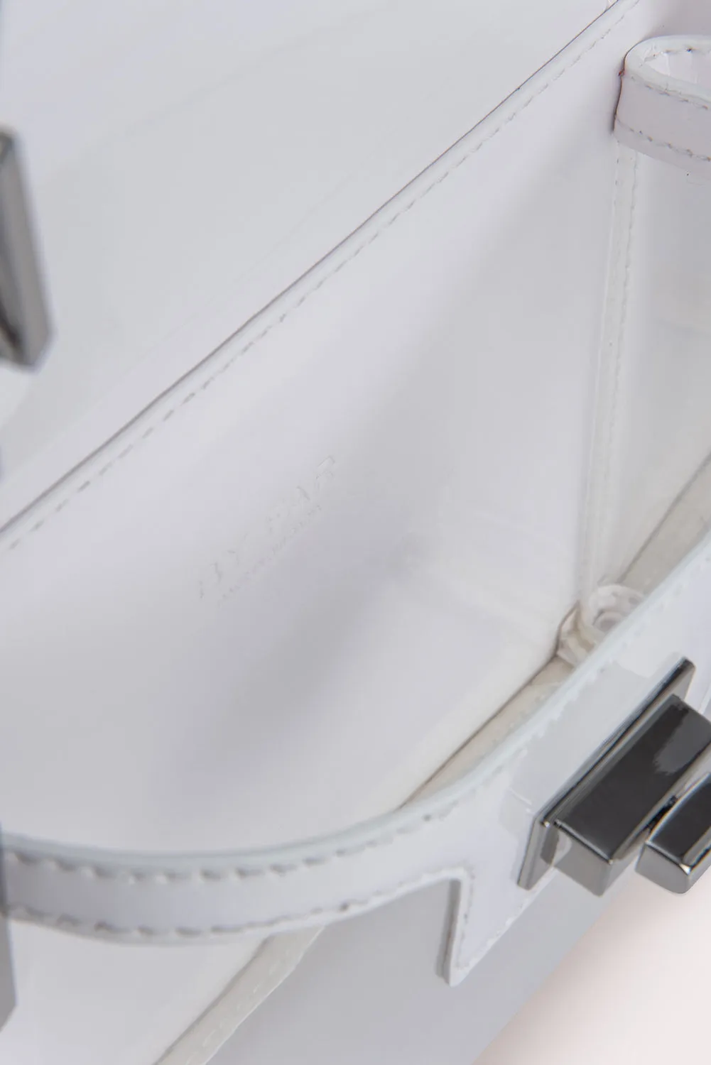 Billy Patent-Finish Shoulder Bag
