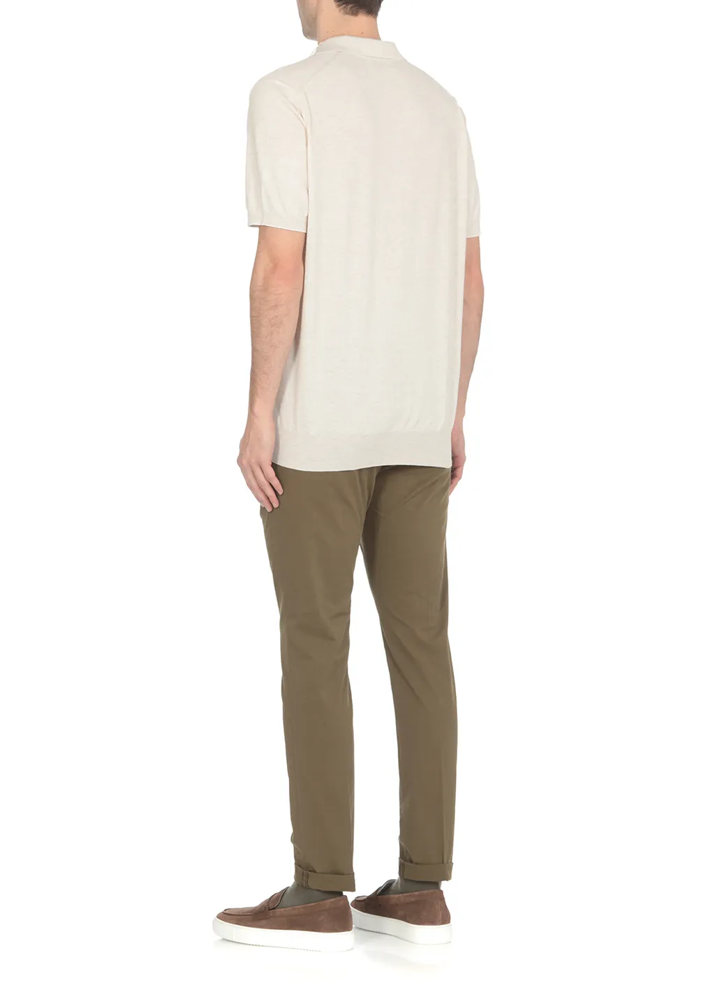 Dondup Mid-Rise Straight Leg Trousers