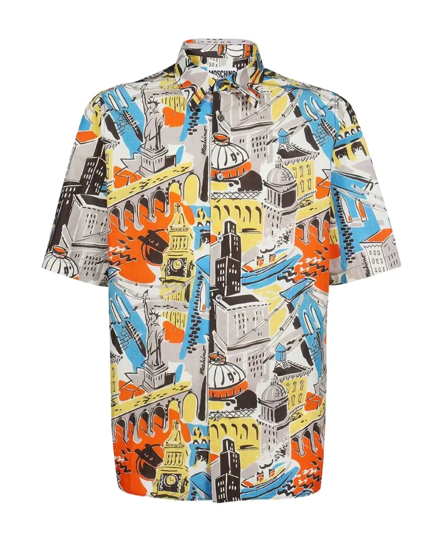 Graphic-Print Short-Sleeved Shirt