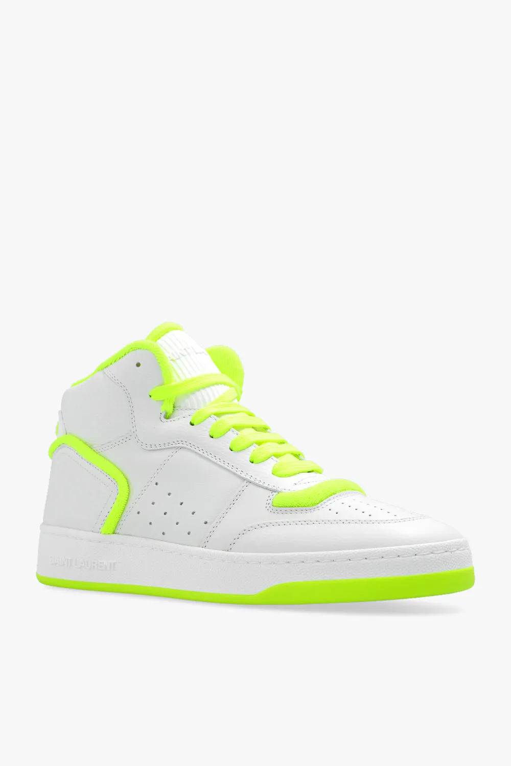 Saint Laurent Sl/80 Mid-Top Sneakers