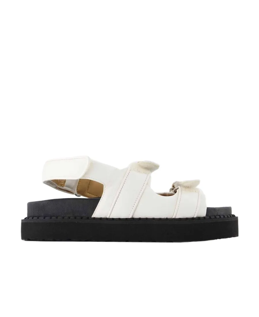 Logo Flat Sandals