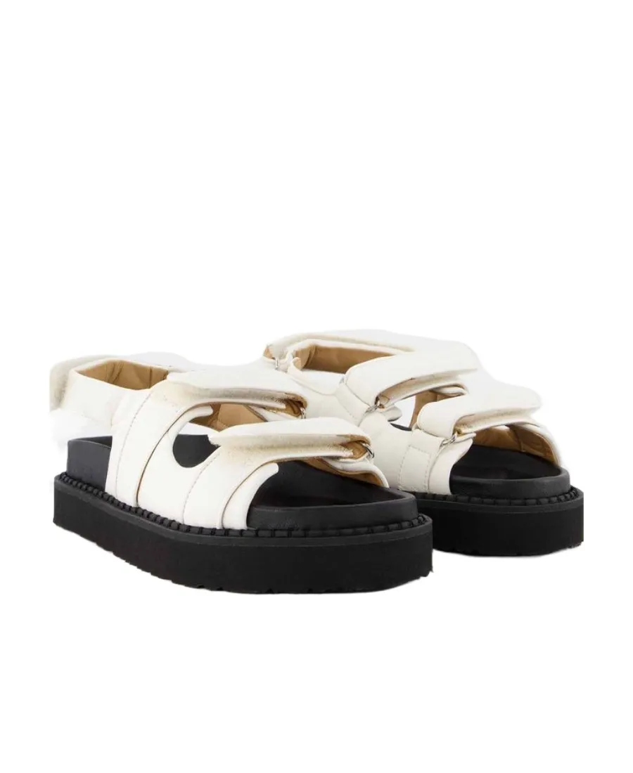 Logo Flat Sandals