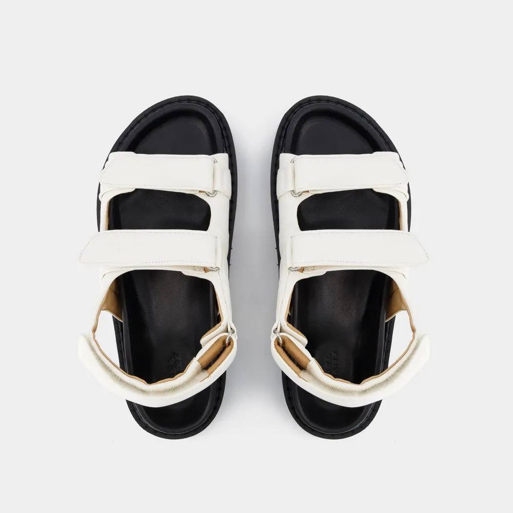 Logo Flat Sandals