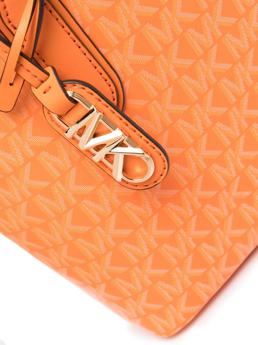 Michael Michael Kors All-Over Logo Printed Small Tote Bag
