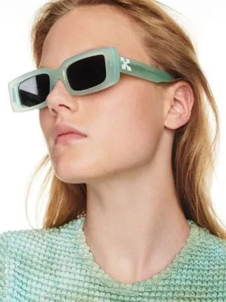 Off-White Arthur Rectangular Frame Sunglasses
