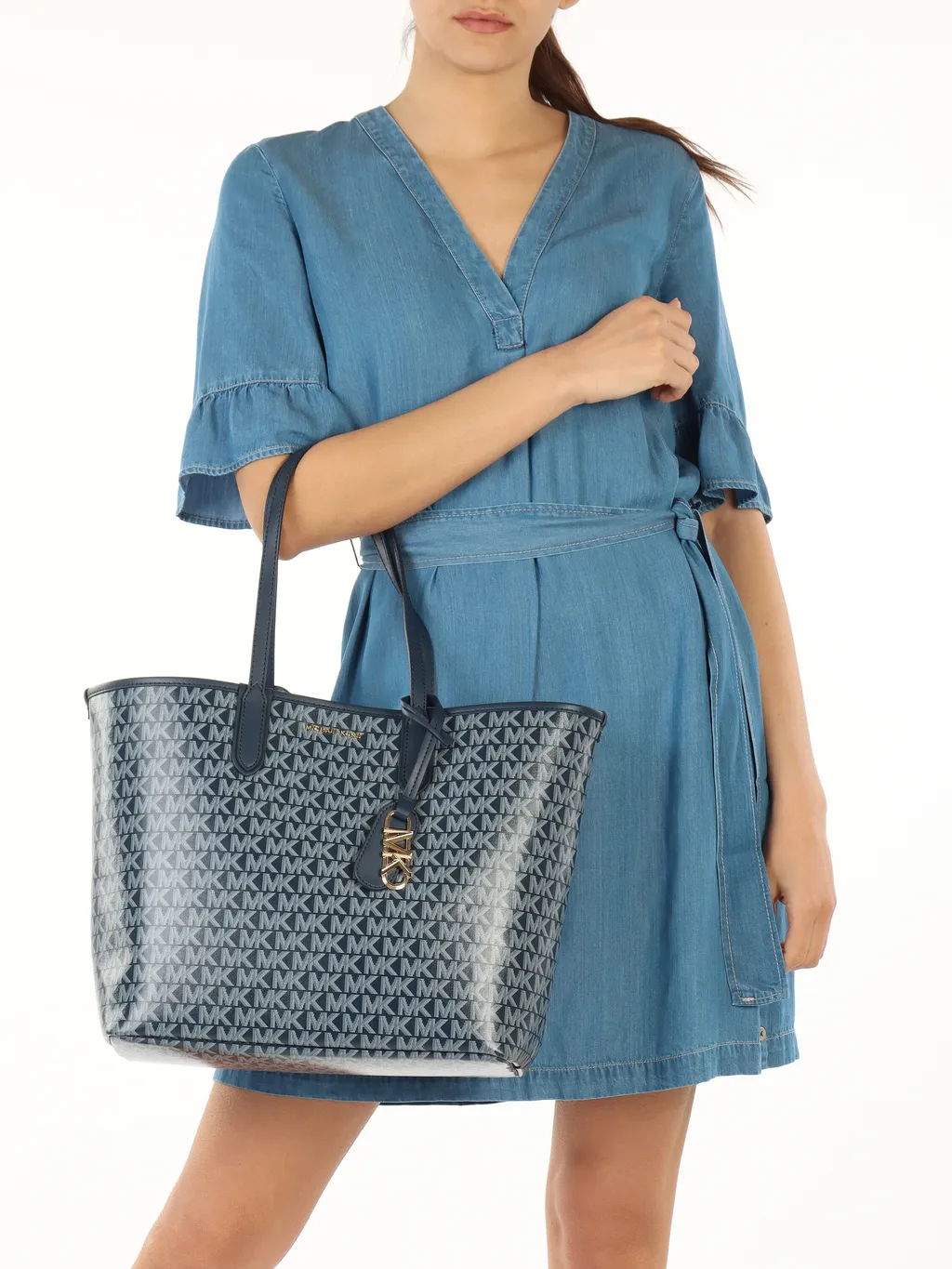 Eliza Monogram-Pattern Tote Bag