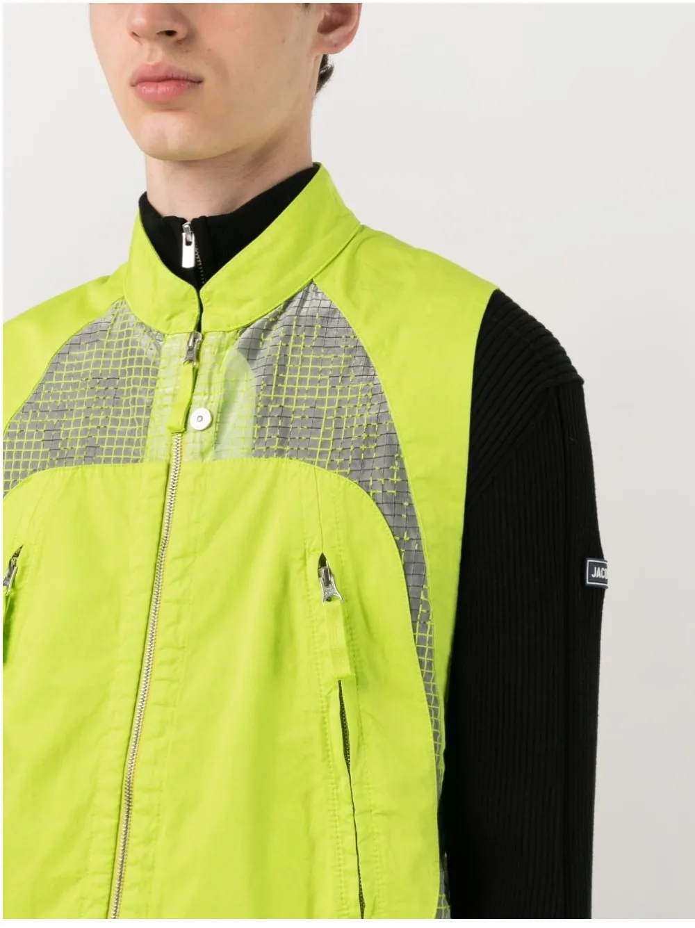 Stone Island Shadow Project Mesh Panelled Zipped Vest