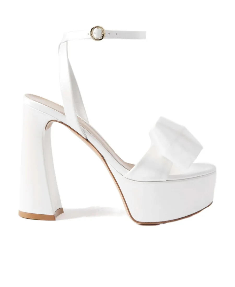 Bow Tie High-Heeled Sandals