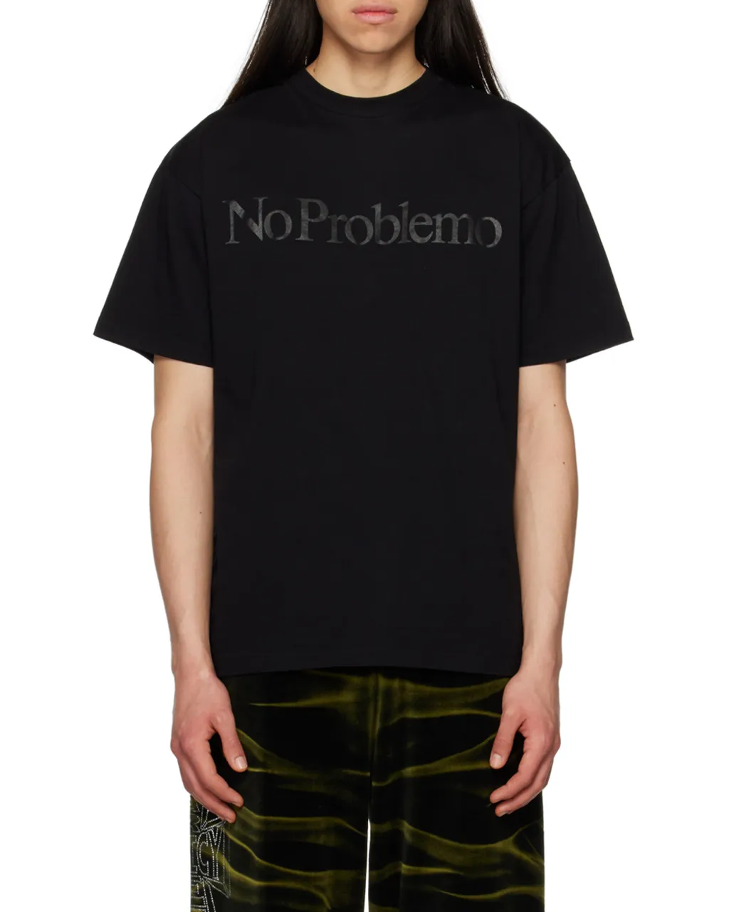 Aries No Problemo Printed Crewneck T-Shirt