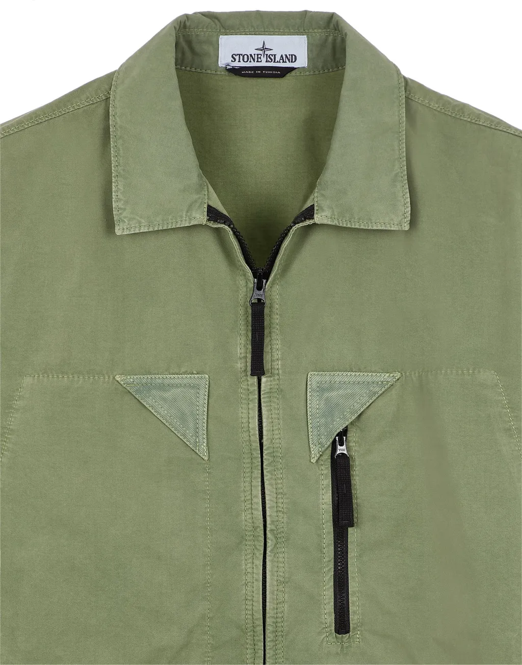 Logo-Patch Shirt Jacket