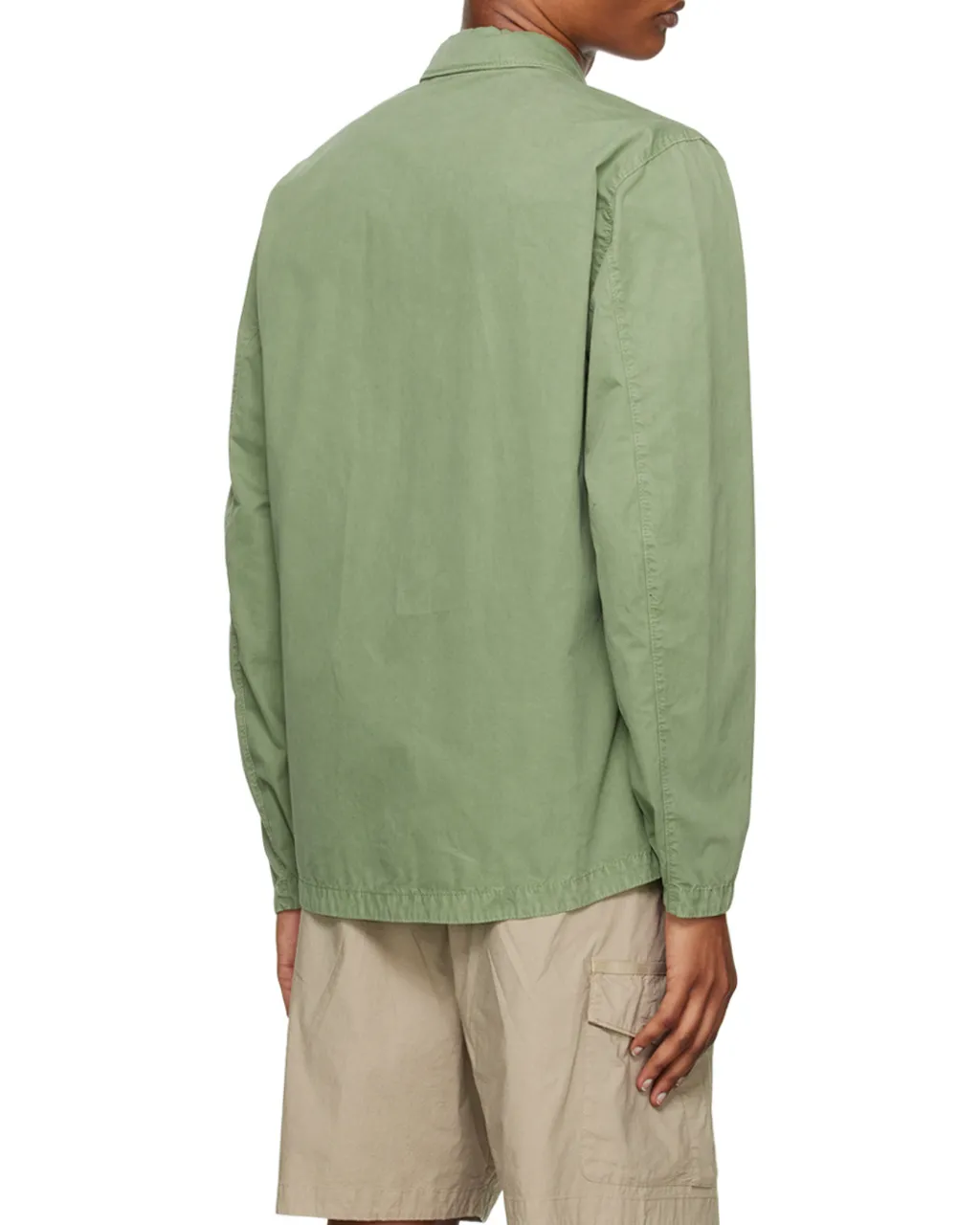 Logo-Patch Shirt Jacket