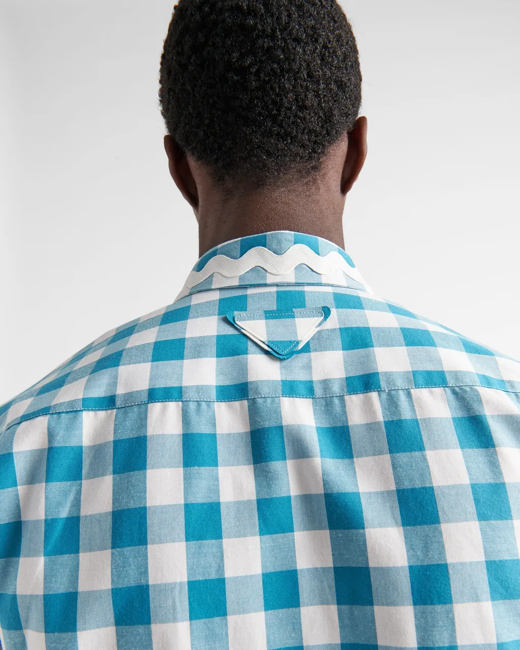 Prada Check-Printed Buttoned Shirt