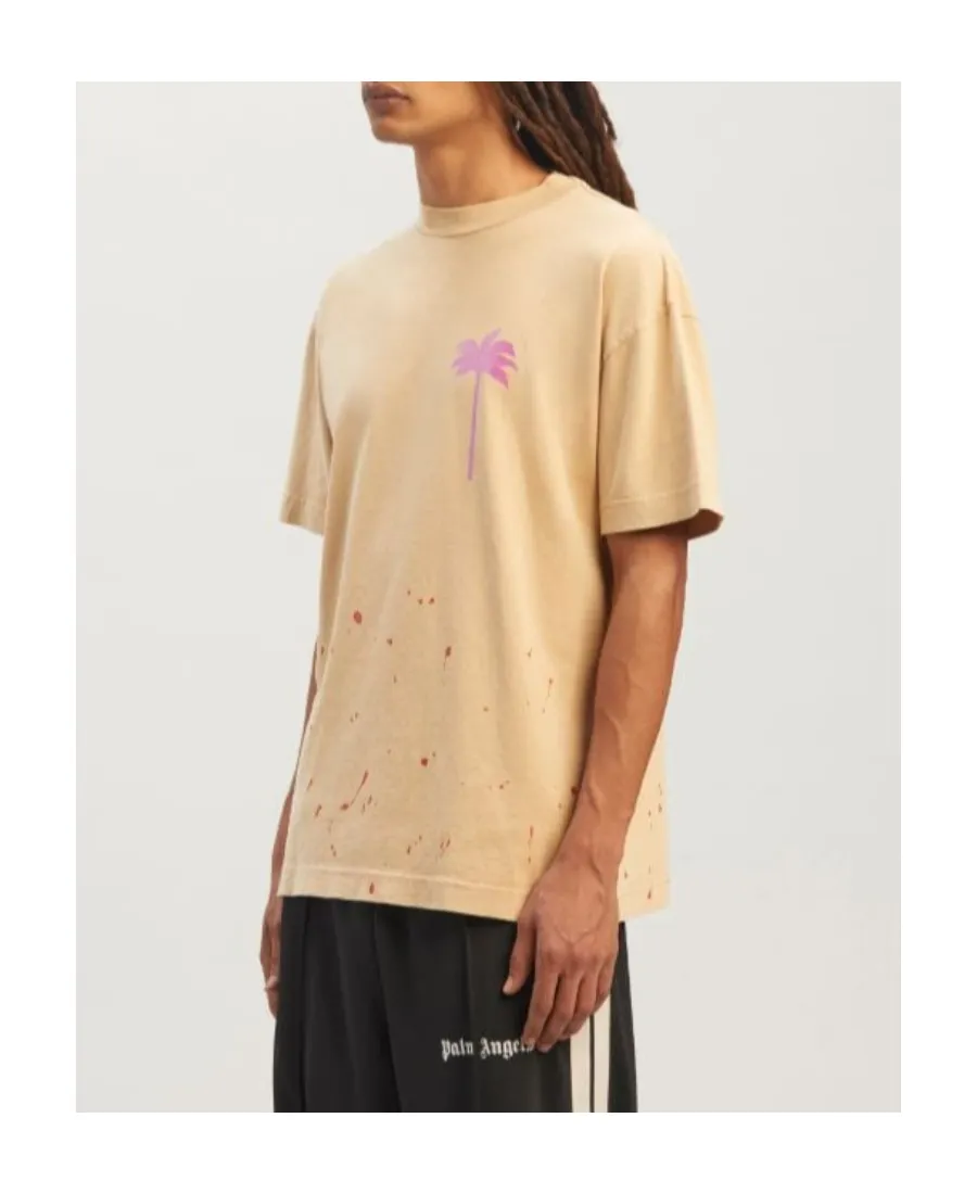 Palm Angels Pxp Painted Crewneck T-Shirt
