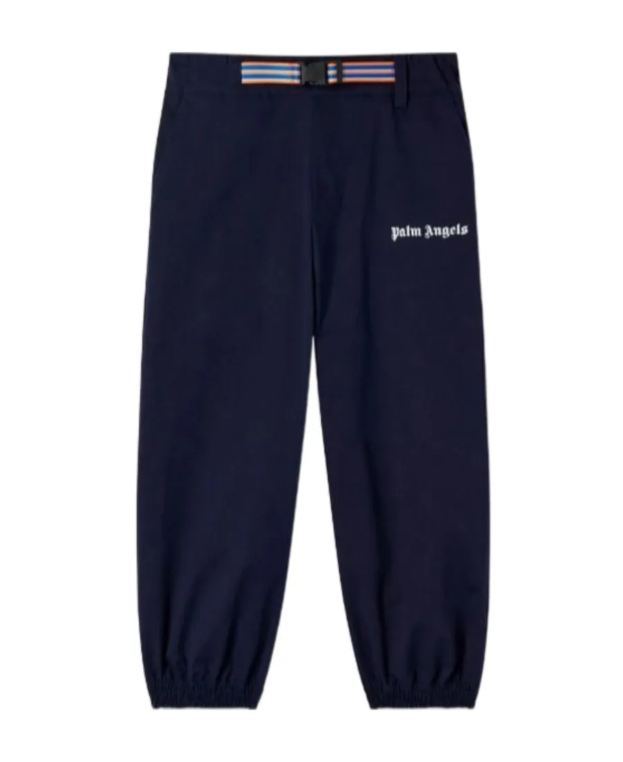 Palm Angels Kids Logo Printed Trousers