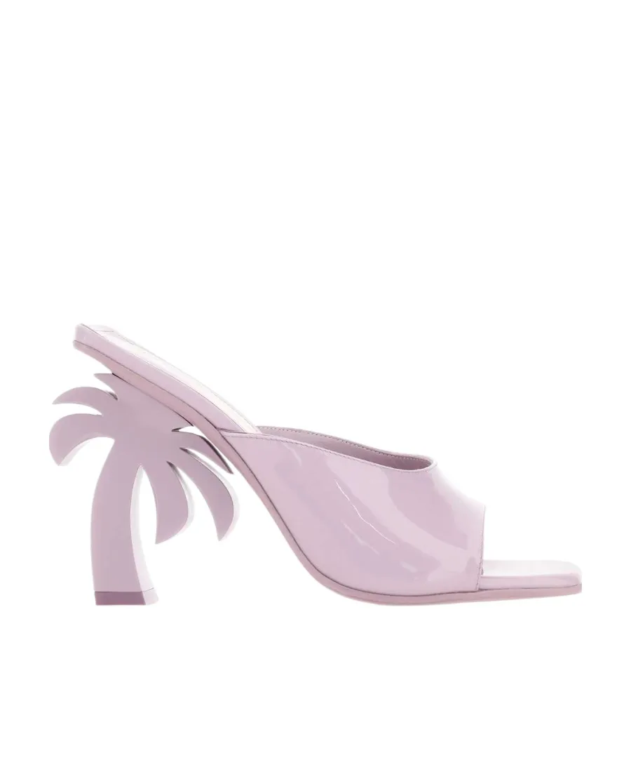 Palm Angels Palm Detailed Heeled Sandals