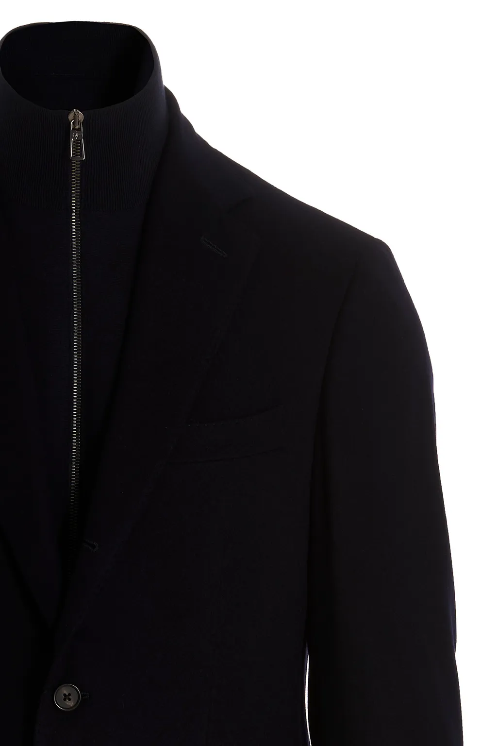 Single-Breasted Cashmere Blazer