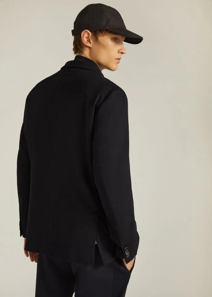Single-Breasted Cashmere Blazer