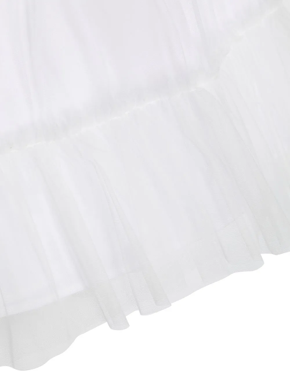 Ruffled-Detail Stretch-Cotton Dress