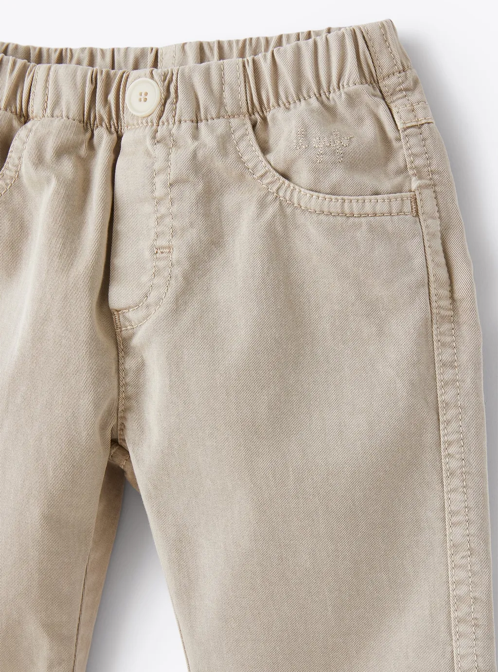 Slim Elasticated-Waistband Trousers